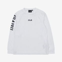 Fila Aurora Round - Poikien T Paita - Valkoinen | FI-67621